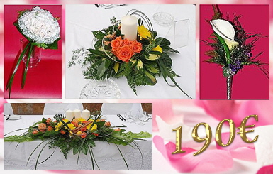 Arreglos Pack de bodas Cosas de PAtio Floristera 190e