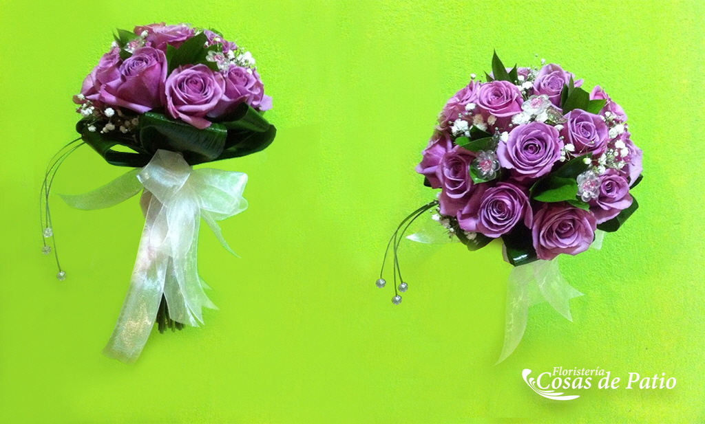 ramos de novia Malva1